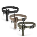 Custom Baikali Brand Nylon ABS Material Waist Belt Fishing Rod Holder Portable Adjustable Hanging Rack Straps Fishing Belt