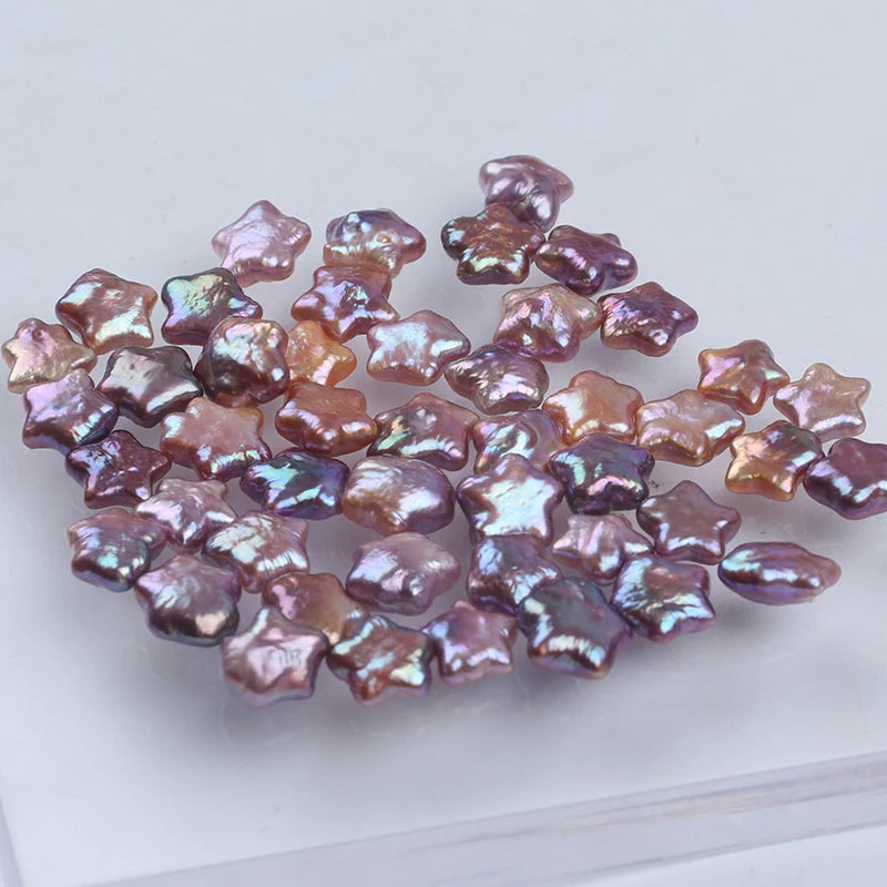 10-12mm Five Star Heart Shape Cross Shape Irregular Loose Freshwater Pearl Beads