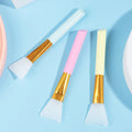 Silicone Face Clay Mask Brush Ideal for Vegans Flexible Facial Mud Mask Applicator Brush Hairless Moisturizers Applicator Tools