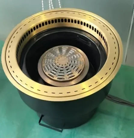 Commercial Yakiniku Gas Grill Fireproof Purification Restaurant Korean Gas Grill