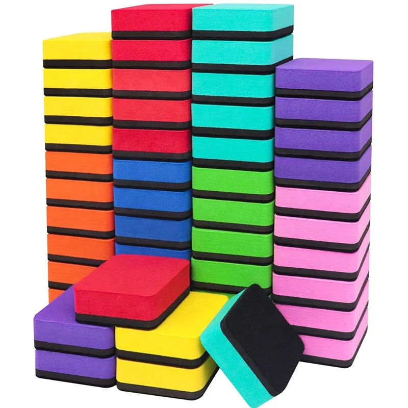 Magnetic Whiteboard Erasers Dry Erase Marker White Board  Eraser Cleaner Dry Chalkboard Cleaner Board Wiper for Classroom Home