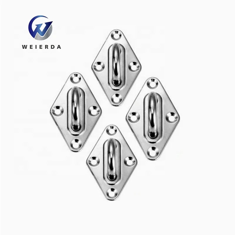 Stainless Steel Marine Pad Eye Plates Metal Hardware
