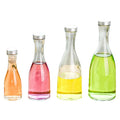 Ru Star Clear Frosted 100ml 375ml 500ml Long Narrow Neck Glass Beverage Wine Bottle for Fruit Vodka Whisky
