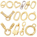 Classics Rotatable Lobster Clasp18K Gold PlatedNot Easy to TarnishBeading Bracelet Necklace Jewelry Component Supplies K43