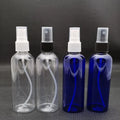 100ML Plastic Spray Bottle Round Shoulder Refillable Perfume Container Spray Bottles for Cleaning Perfumes Cosmetics Packaging