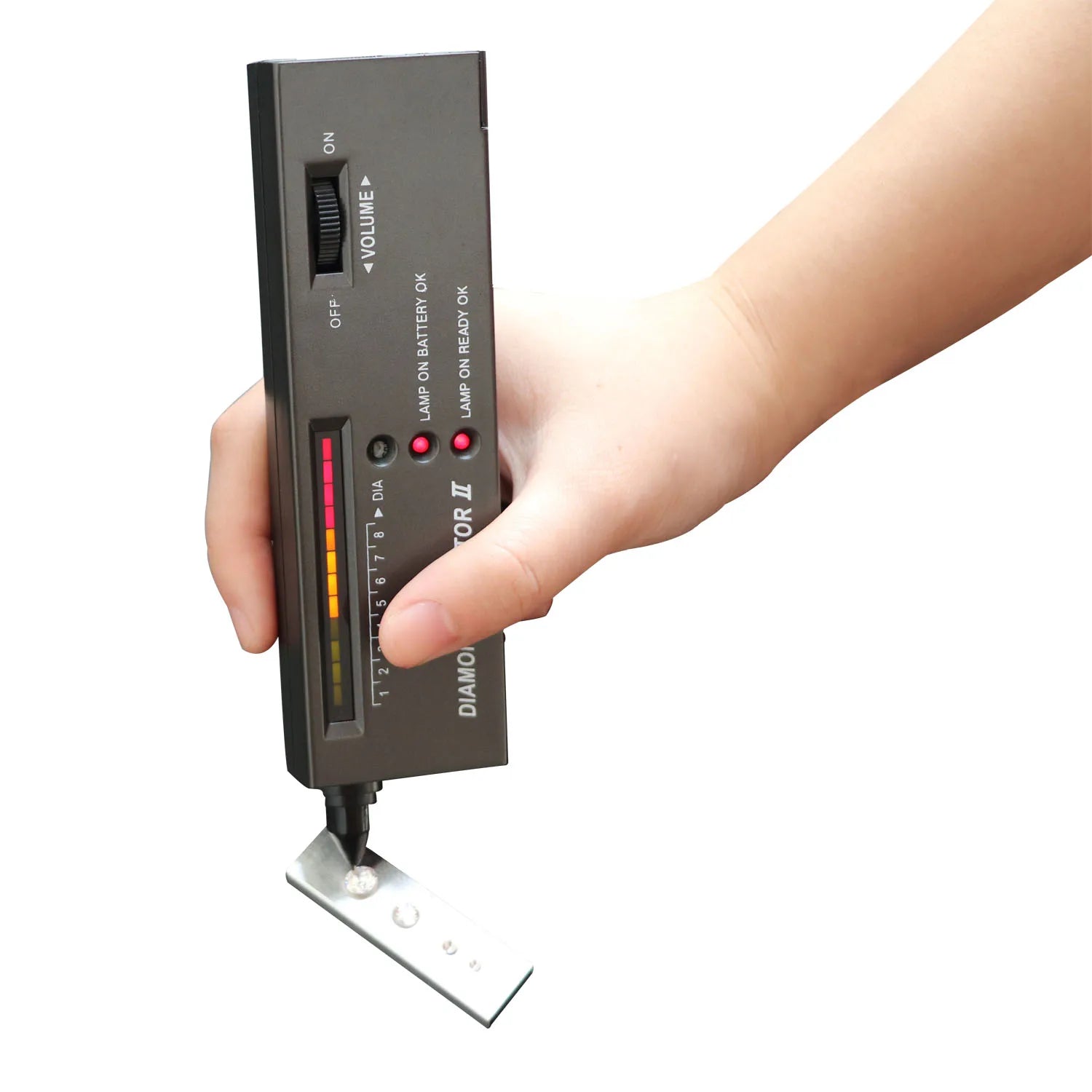 Professional Diamond Tester Pen High Accuracy Thermal Conductivity Meter for Distinguish Diamond & Moissanite Gem Testing Tool