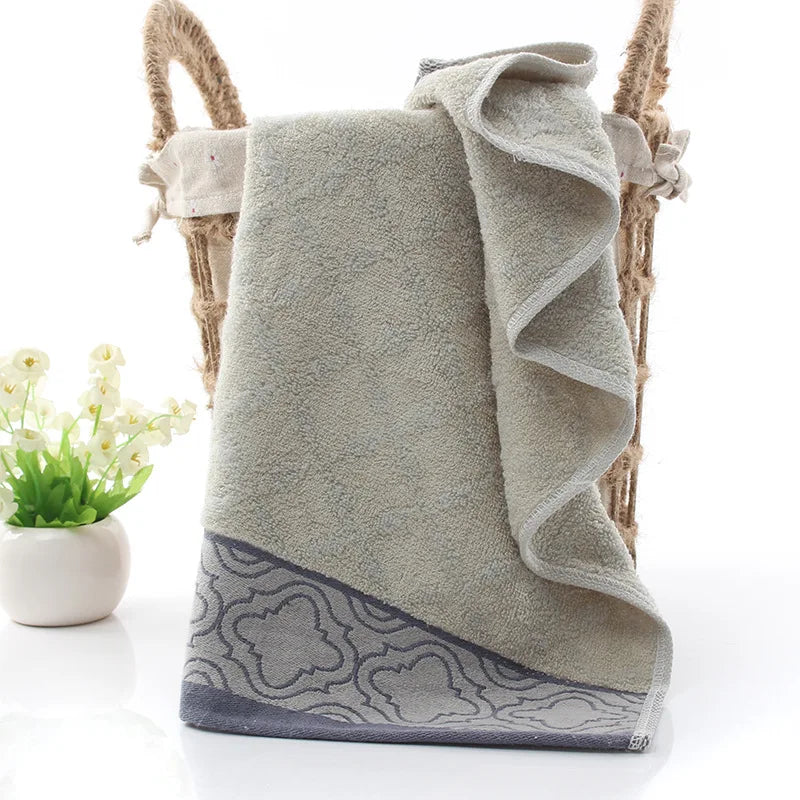 Hot Sale Wholesale Luxury Jacquard Cotton Quick Dry Bath Towel