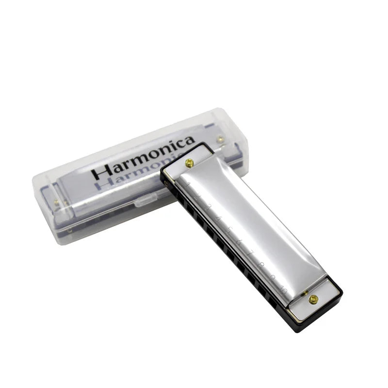 Low Price Good Quality 10 Holes for Kids Blues Metal Customize Harmonica