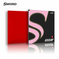 Sword 2000F-NN Professional All-round Methods Training ITTF TENSIO-X Sponge Unsticky Ping Pong Table Tennis Rubber