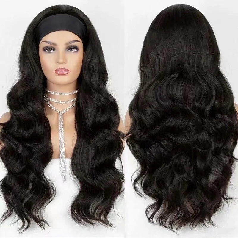 180% Heavy Density Wholesale Cheap Vietnamese Hair Wig with Headband Body Wave Headband Wigs for Black Women