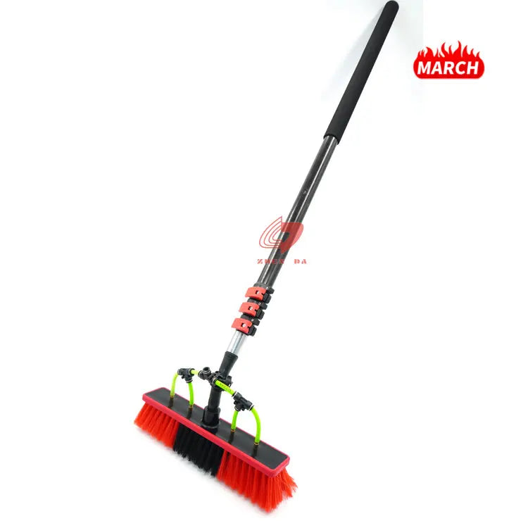 2023 Zhenda New Type of Water Fed Extension Equipment Widow Cleaning Brush Tool System with Longest Rod 10.8 Meter