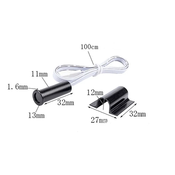 Electronic Sensor Detector Switch Motion 12v Wardrobe Led Sensor Cabinet Door Sensor Metal Led Switches