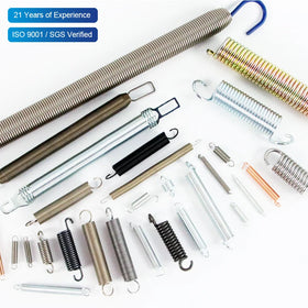 Hengsheng OME Custom Industrial Duty Stainless Steel Spiral Metal Zinc Plated Coil Torsion Extension Spring with Ends Hook