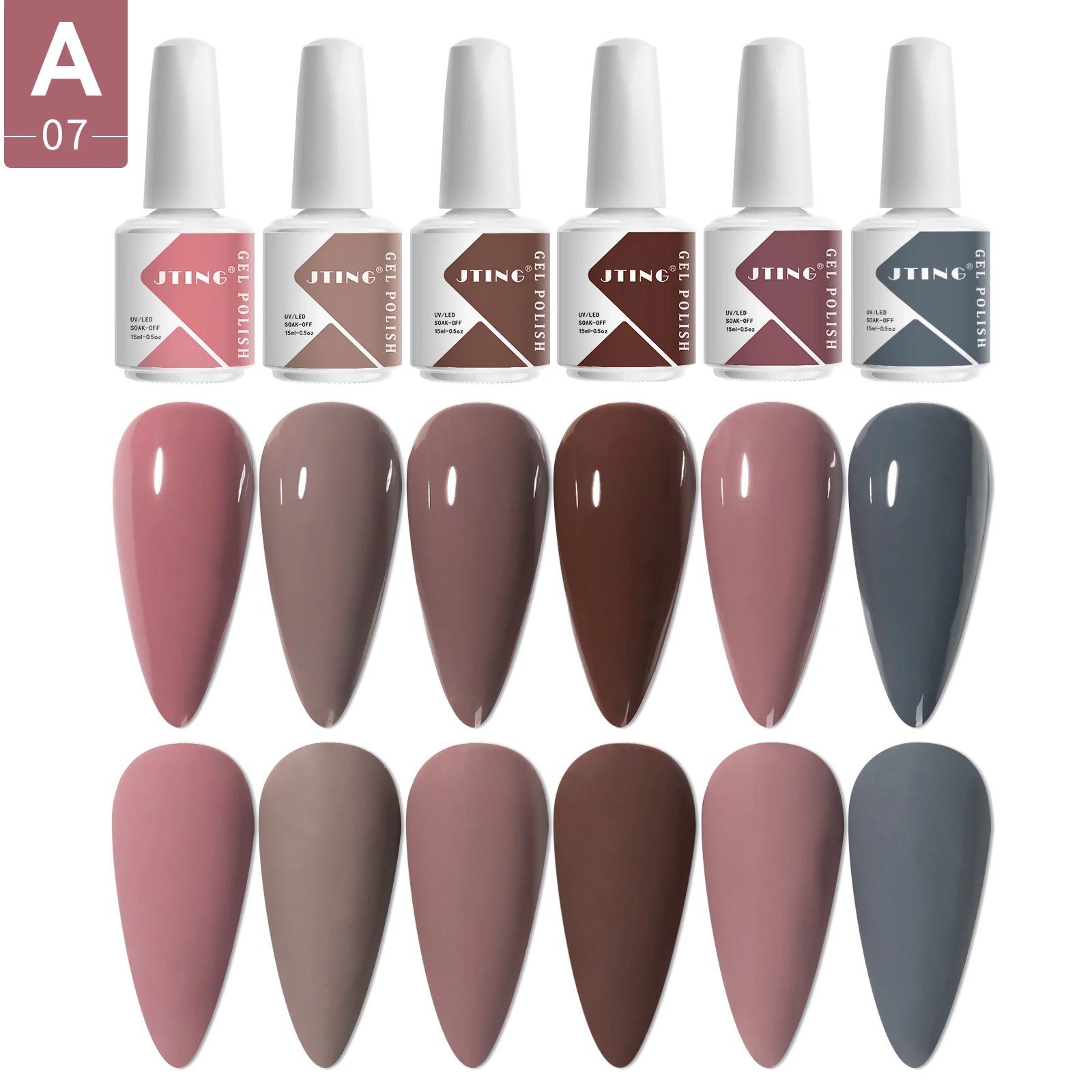 JTING High Pigment Long Lasting Gel Nail Polish OEM Bottle Private Label Nail Gel Polish Wholesale 3000 Colors Uv Led Gel