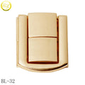 Personalized Matte Gold Metal Hardware Clip Fastener Locks for Purse Bag Parts & Accessories