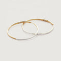 Pure Gold 18k Yellow Gold Diamond Cocktail Large Hoop Earrings