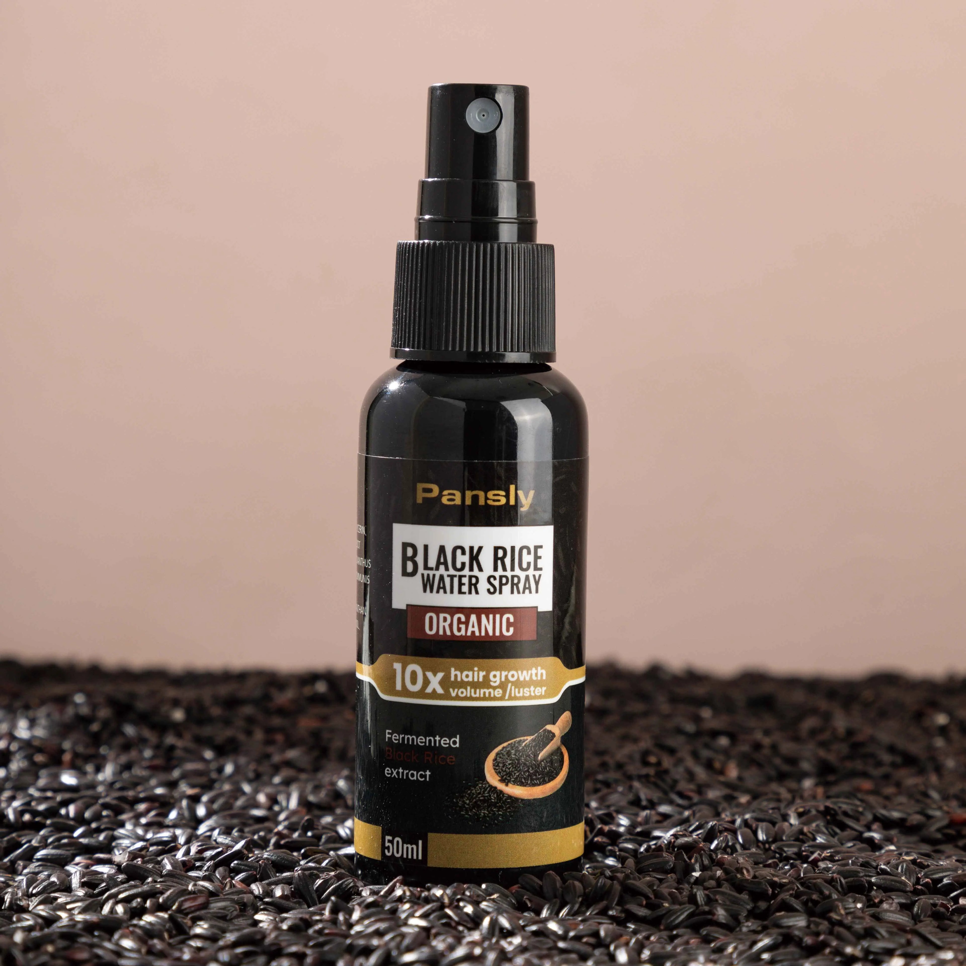 Lanthome Herbal Hair Growth Oil Powerful Black Rice Serum for Hair Repair and Stop Hair Loss
