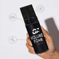 Factory Supply Private Label Customize Scent Men's Hair Foam Wax Volume Foam Mousse for Men Wet and Dry Hair