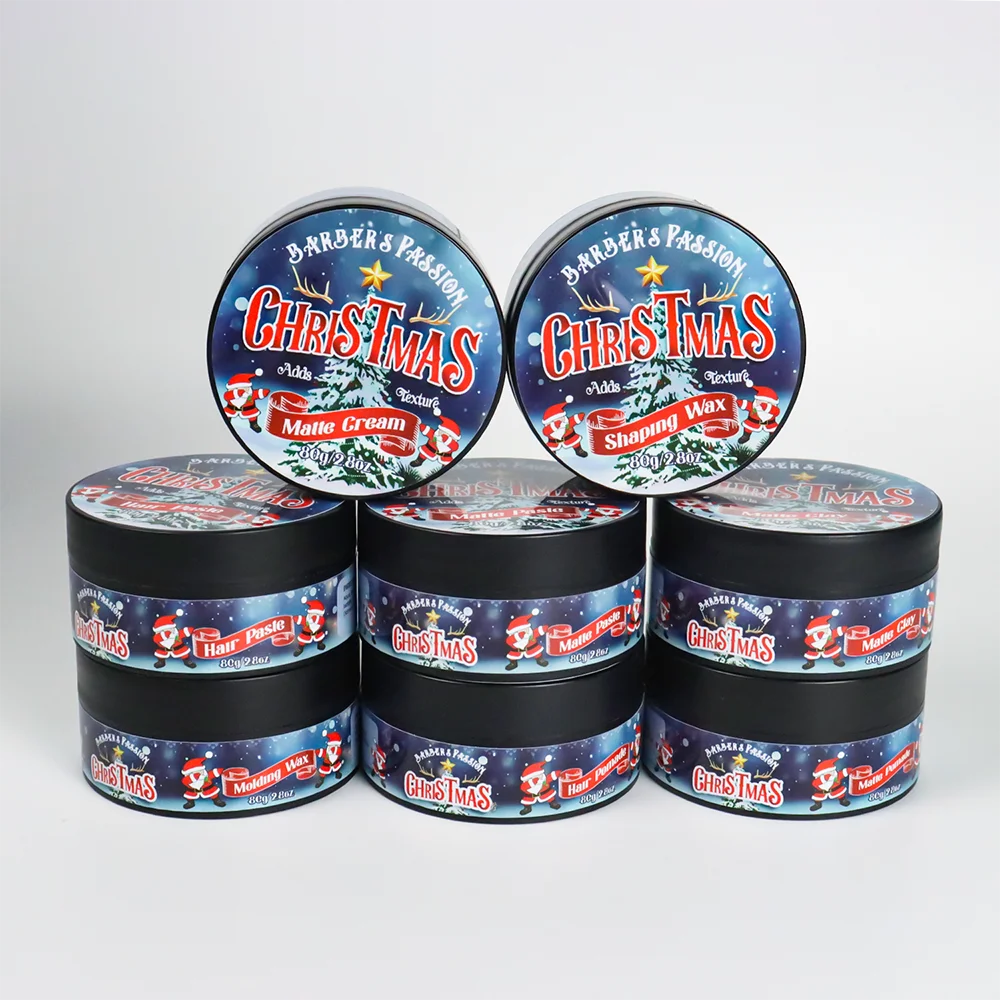 19 Years CANTIK Factory Increase Fullness Barber Natural Matte Humidity Resistant Texture Modeling Hair Clay Paste for Men