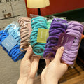 50Pcs/set Women Kids Hair Ties New Arrived Candy Color Rubber Band Fashion Elastic Hair Bands