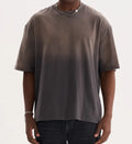 Manufacturer Wholesale Plain Vintage Customized Logo Crew Neck Boxy Streetwear Heavyweight T-shirt Distressed T-shirts