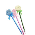 Kawaii Round Lollipop Bow Plastic Ballpoint Pen
