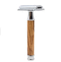 2023 Best Selling Men Barber Shave Tool Double Edge Safety Razor Biodegradable Men's Shaving