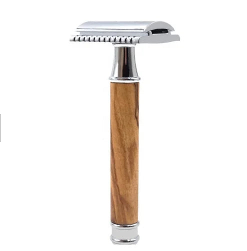 2023 Best Selling Men Barber Shave Tool Double Edge Safety Razor Biodegradable Men's Shaving