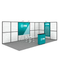 Hot Sales 3x6 Aluminum Portable Tradeshow Display Stands for Expo Supply Slat Wall Promotion Trade Show & Exhibition Booths