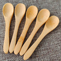 Eco-friendly Wooden Teaspoons Custom logo Bamboo Teaspoons Coffee Tea Jam Bath Salt Serving Spoons Spoons