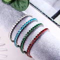 Custom Bracelet Charm Tennis Chain Bracelet CZ Wedding Bridal Bracelet Armband Damen 925 Silver Bracelet Jewelry