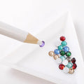 Portable Plastic Triangle Storage Box for Nail Salon Rhinestones Bead Jewelry and Nail Powder Nail Supplies Classification Box