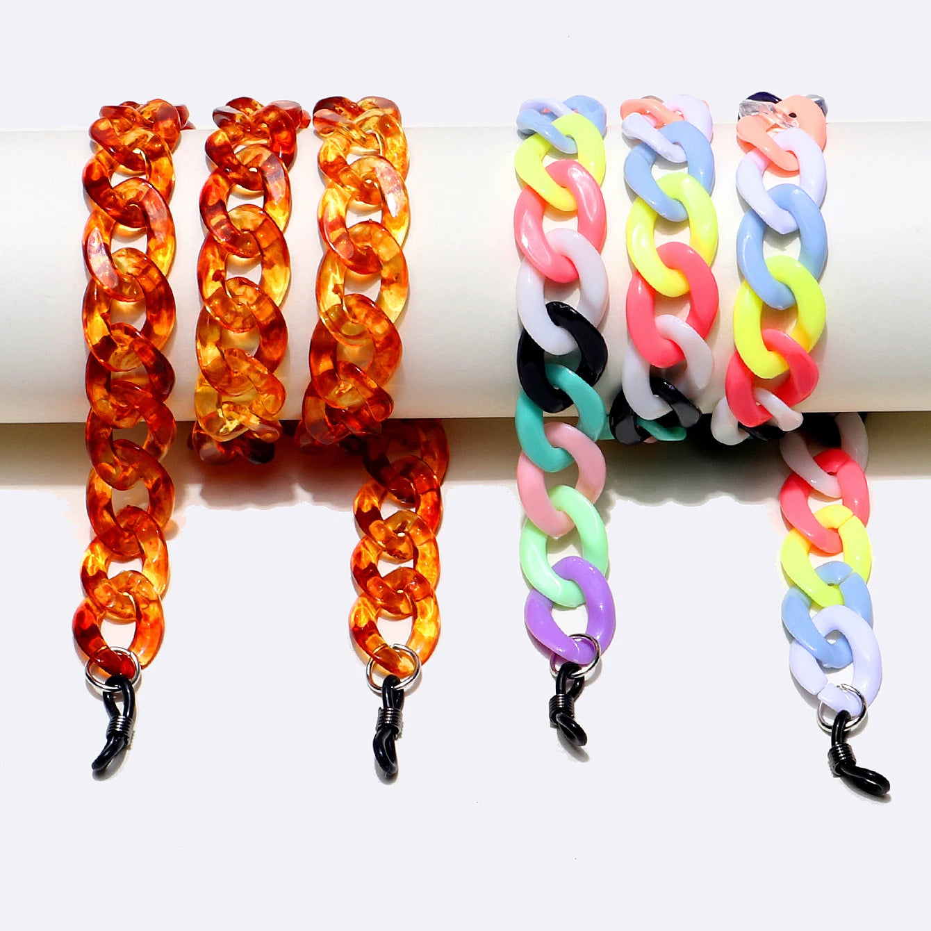 GB188 24 Colors New Fashion Acrylic Glasses Chains Holder Sunglasses Chains for Women Eyeglasses Hanging Neck Chain Strap Rope