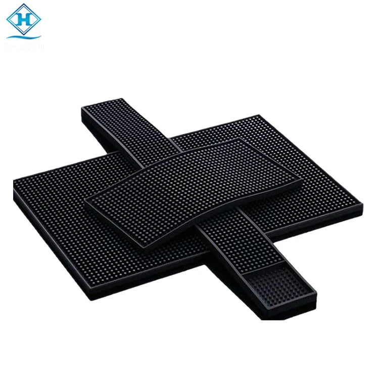 Extra Large Eco-Friendly Non-Phthalate Sublimation Rubber Beer Mat Bar Accessories for Bartending & Home Use Custom Printing