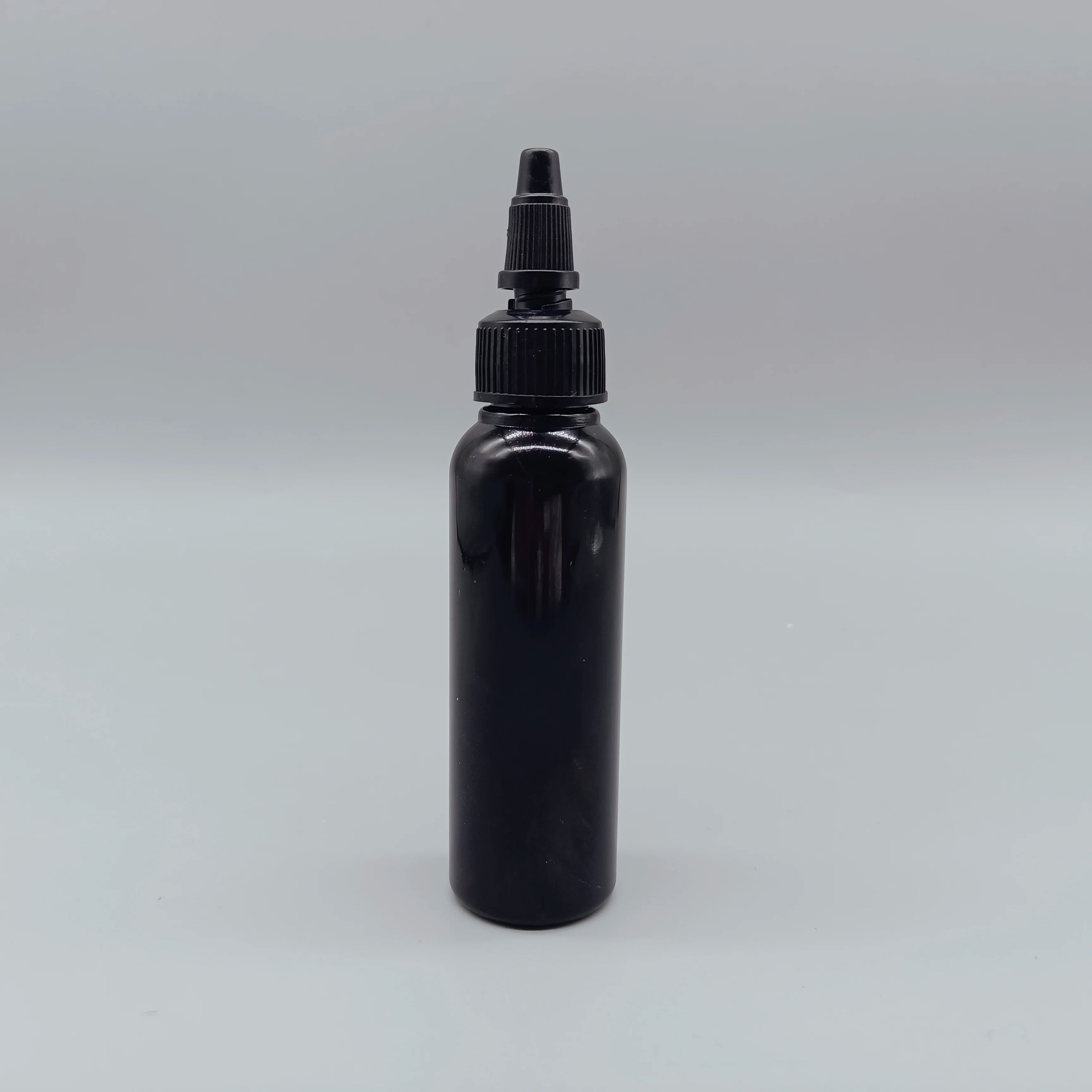 60ml 2oz Customizable Color Squeezable Glue Liquid Pigment Paint Jar Twist Cap Salad Dressing Sauce Bottle Liquid Soap Hair Care
