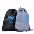 Wholesale Custom Logo Polyester Shopping Drawstring Bag Nylon Carry Draw String Gift Gym Bag Sports Backpack Bag