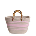 2026 Summer Collection Customizable Soft Cotton Rope Beach Bag Portable Lady's Handbag with Open Closure Gift for Women