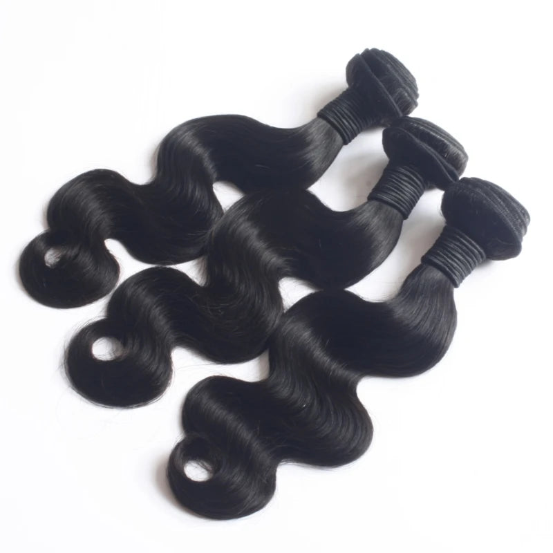 Cuticle Aligned 12A Brazilian Virgin Raw Hair Bundles Vendor 12-28 Inch Natural Black Human Hair Extensions