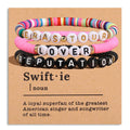 Hot Sale Wholesale TS Friendship Bracelet Sets Polymer Clay TS Album Inspired Taylor Bracelets Set for Gift