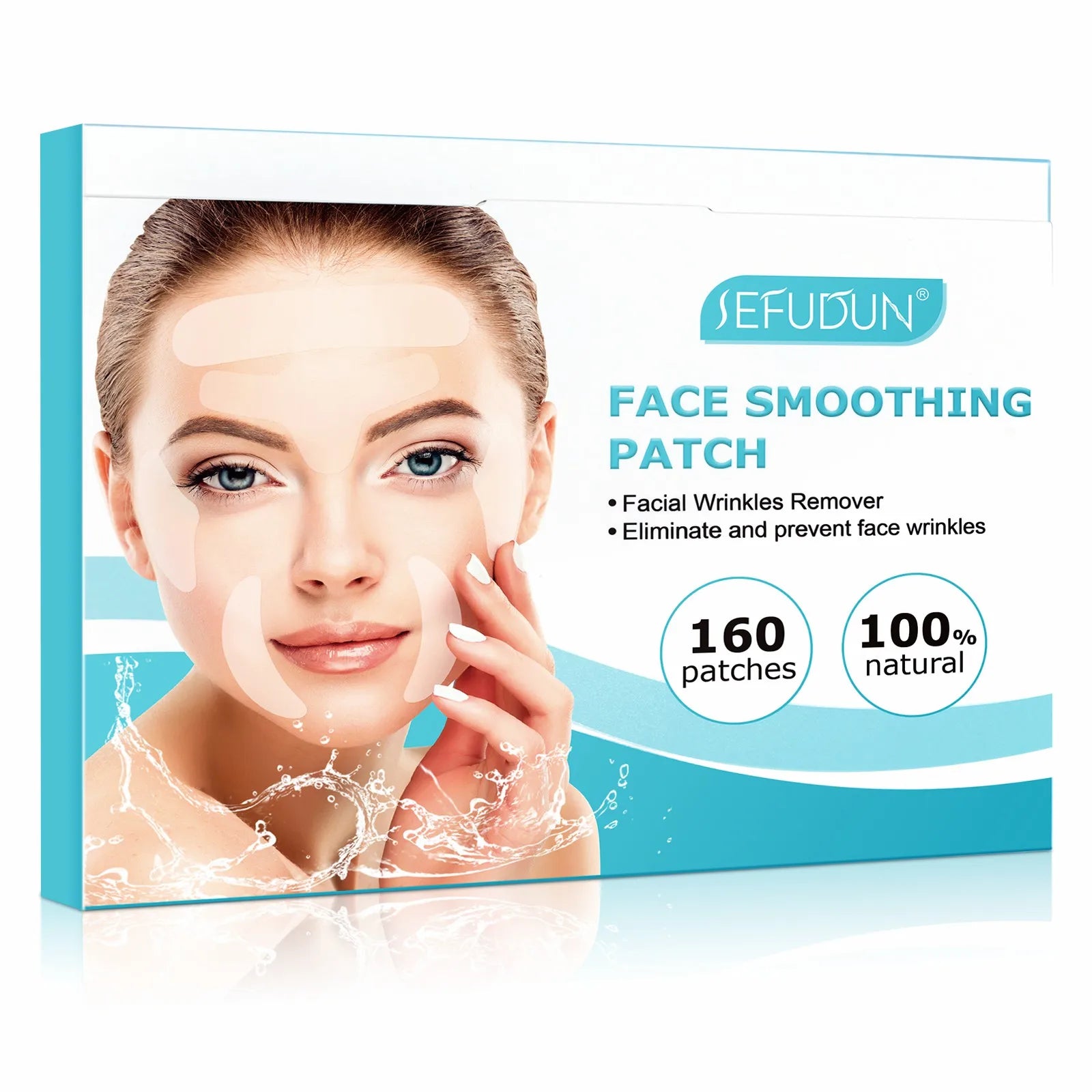 SEFUDUN 160 Patches Wholesale Eliminate Prevent Wrinkle Remove Smoothing Anti- Wrinkle Face Stickers