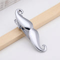 Wholesale Mustache Interesting Novelty Tie Clips Custom Mens Suit Shirt Fashion Accessory Wedding Tuxedo Trendy Jewelry Gift
