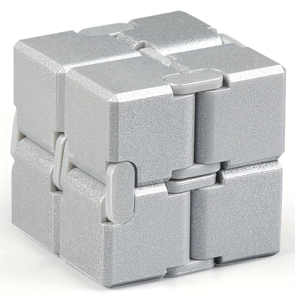 Infinite Cube Variable Decompression Artifact Decompression Metal Alloy square Finger Toy