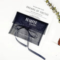 Customised Color Organza Envelope Design With Company Name Logo Organza Envelope Pouch