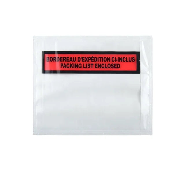 Packing List Envelope for Protecting Documents From Waterproof and Dust Clear Envelope Pouch Courier Pouch East to Peel Off