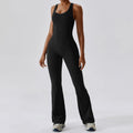 Custom Satin Tummy Control Skinny Fit One Piece Jumpsuit for Women Casual Yoga Bodysuit