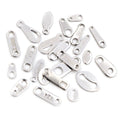 100pcs No Fade Charms Stainless Steel Small Charms Handmade Craft Pendants DIY Jewelry Necklace Making Findings