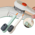 Automatic Soap Liquid Adding Shoe Brush Soft-Bristled Shoe Brush Clothes Cleaning Brush