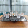 Heavy Base Shot Glass Set 1.5 oz Spirits Tequila Glasses