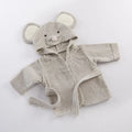 Kids Hooded Bath Robes Cotton Terry Spa Children Bathrobes for Boys Girls Custom Animal Design Kids Bathrobe