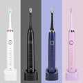 IPX7 Waterproof FoodGrade Smart Sonic Electric Toothbrush Rechargeable Vibrating Automatic Toothbrush